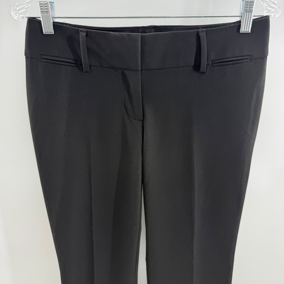 Ann Taylor LOFT‎ Julie Trouser Pants Womens Size 0 Black Work Career Minimalist - Picture 1 of 13